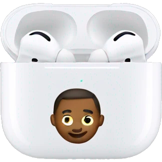  AirPod pros with bows emoji