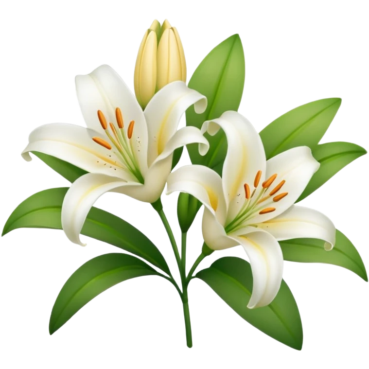 Lilies  emoji