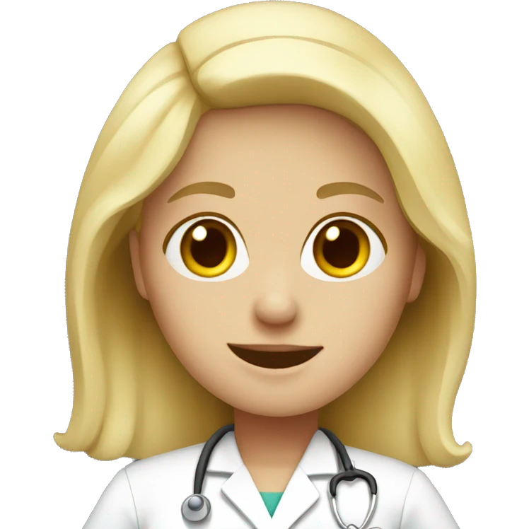 blond nurse  emoji