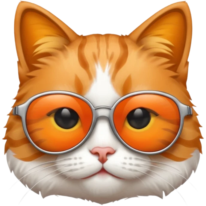 Cat wearing sunglasses emoji