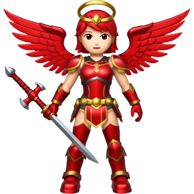 a roblox red valkyrie without people emoji