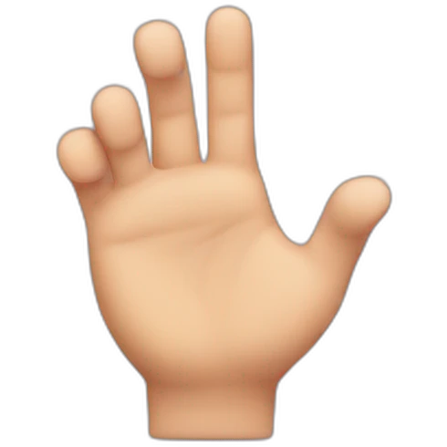Squeeze your thumb in your hand emoji