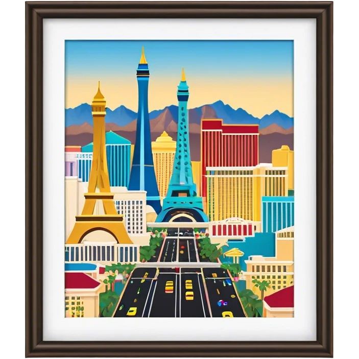 las vegas strip emoji