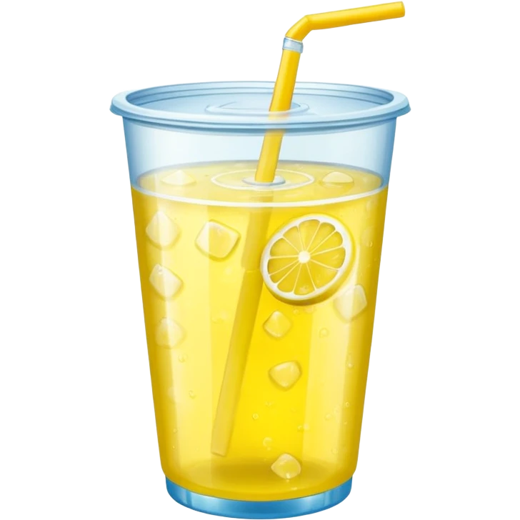 lemonade in a plastic cup emoji