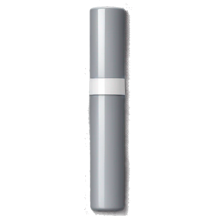 Lip gloss gray tube emoji