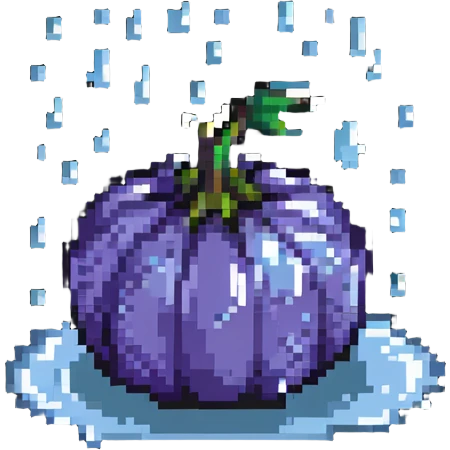 eggplant squirting water droplets emoji