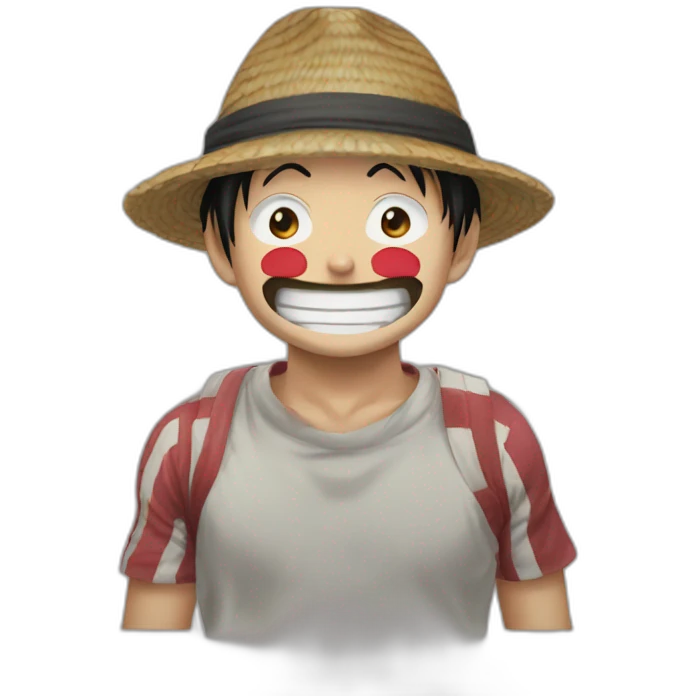 Luffy A QUATRE PATTE emoji