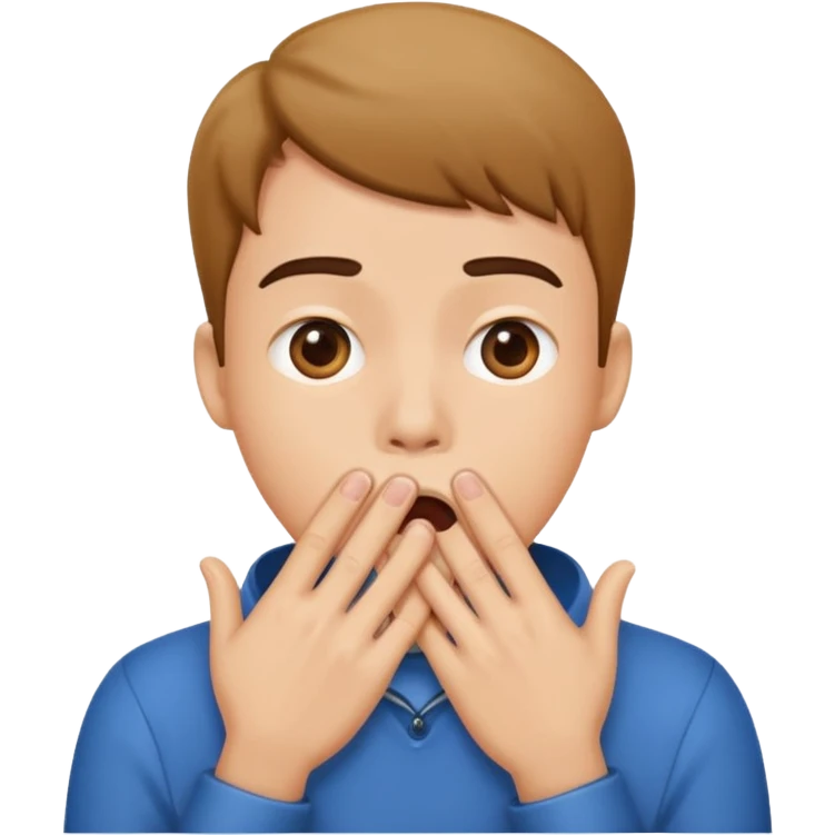 Covering mouth  emoji