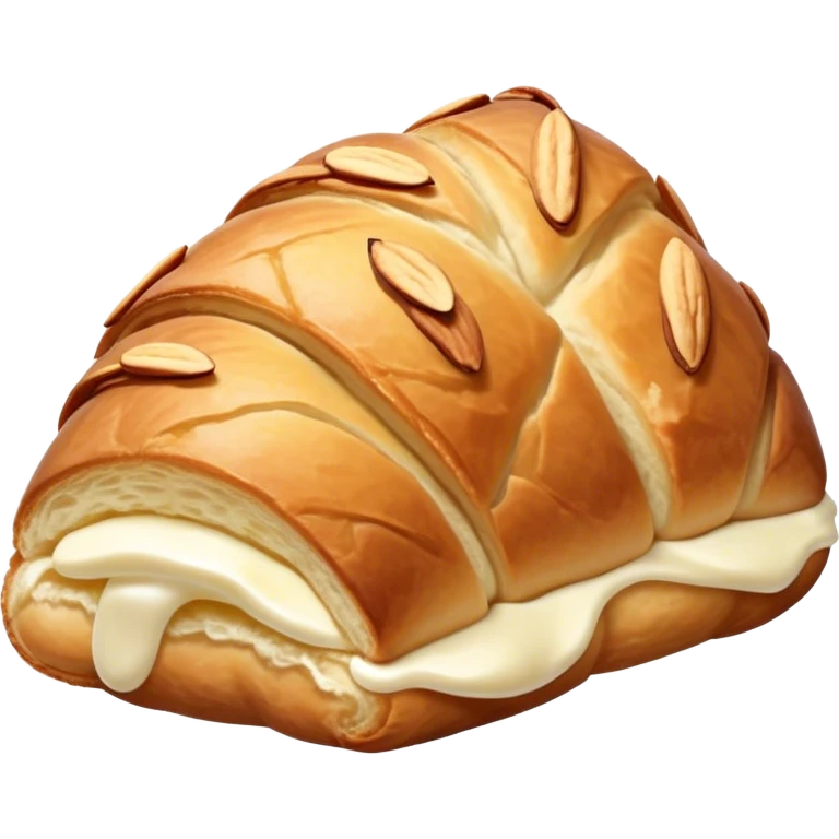 Flaky almond crossiant emoji
