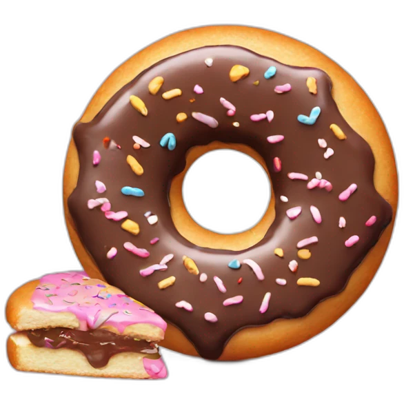 Hommer eat donuts emoji