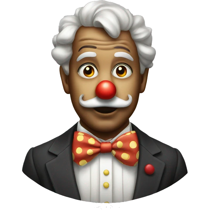 clown with bow tie emoji