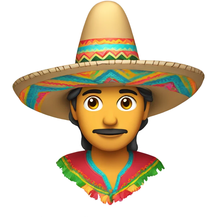 Mexican with sombrero  emoji