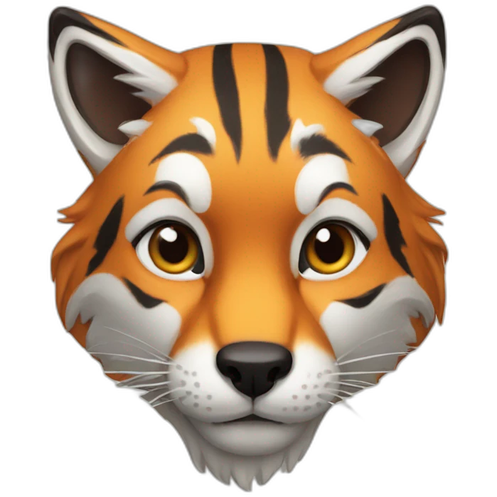fox tiger hybrid emoji