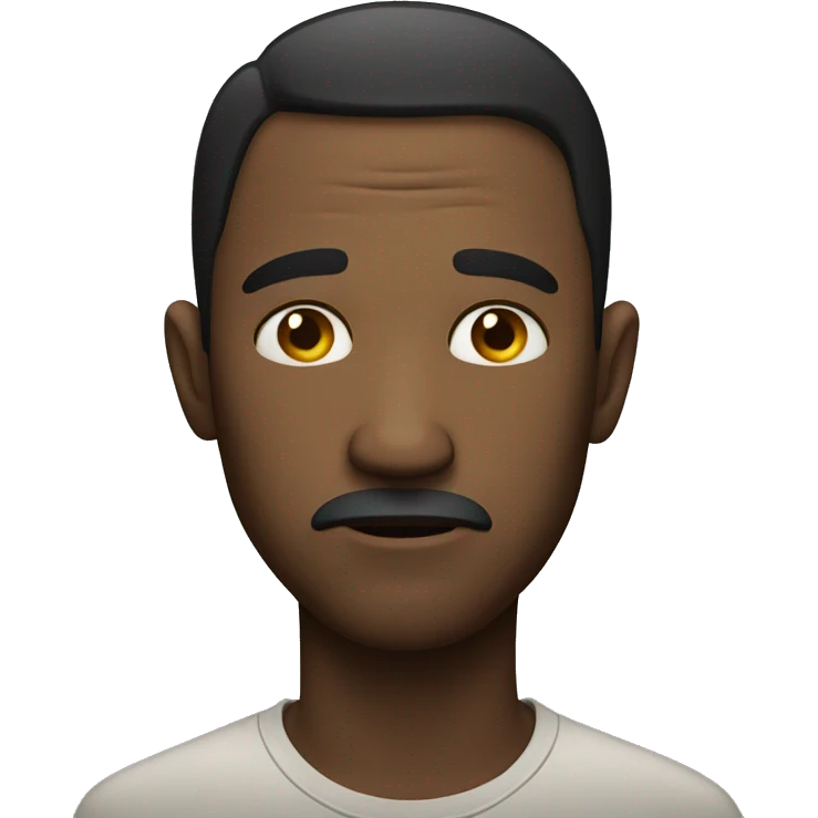 man in sadness emoji