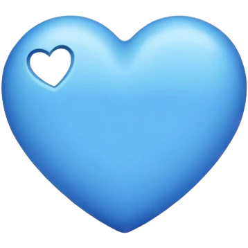 Blue heart emoji