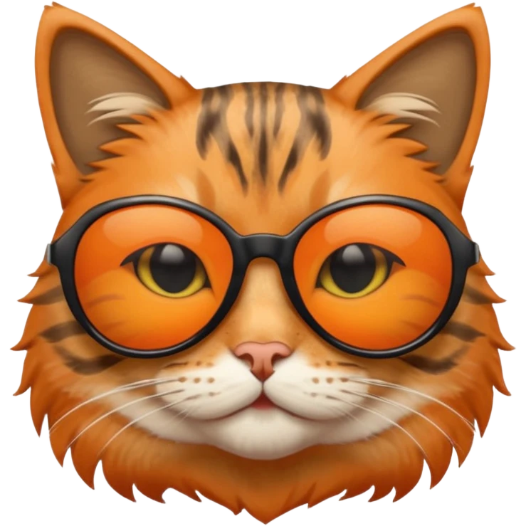 Cat wearing sunglasses emoji