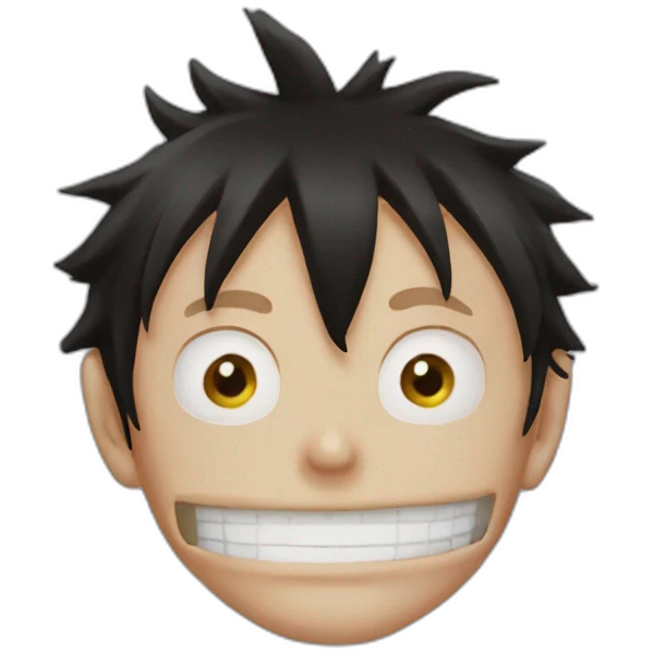 Luffy transformation emoji