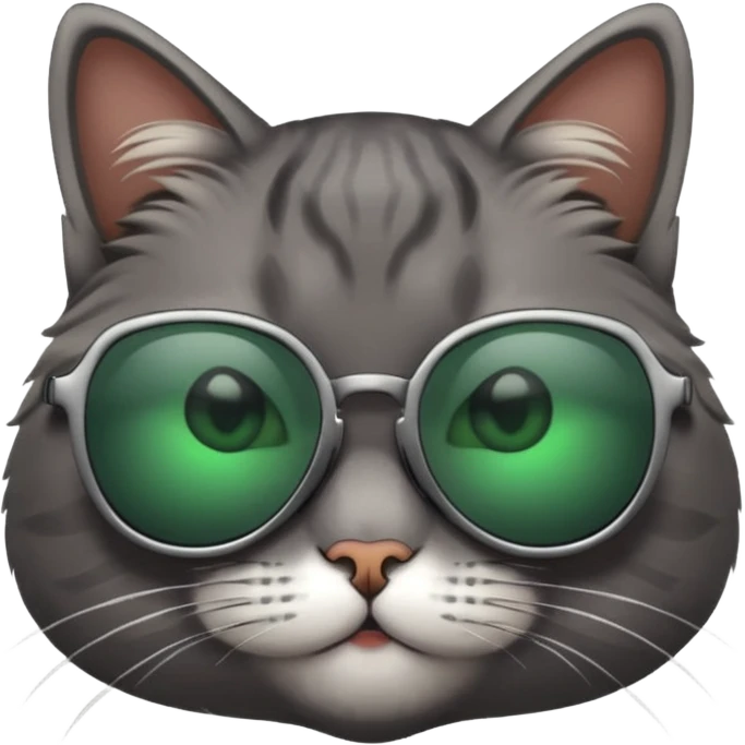 Cat wearing sunglasses emoji