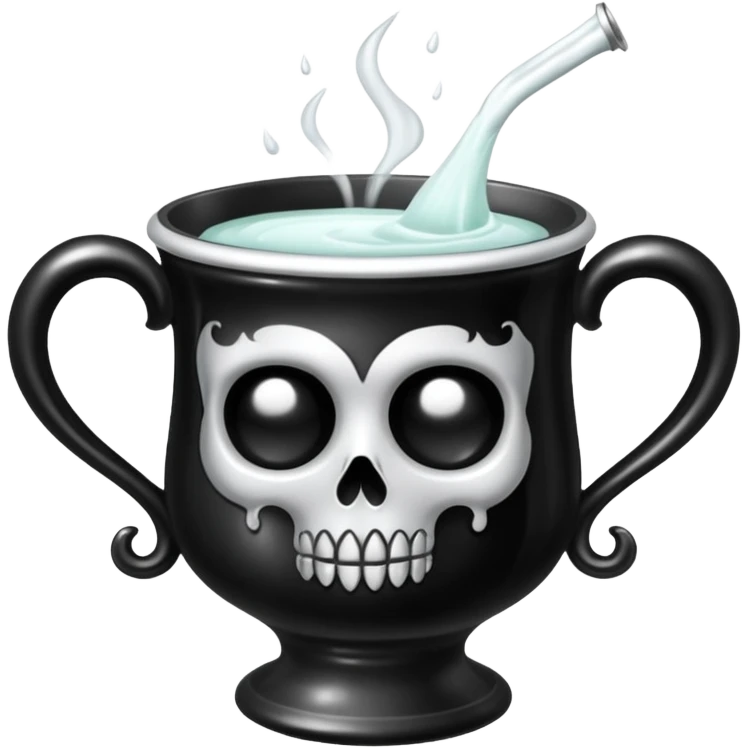 gothic poison cup shampoo emoji