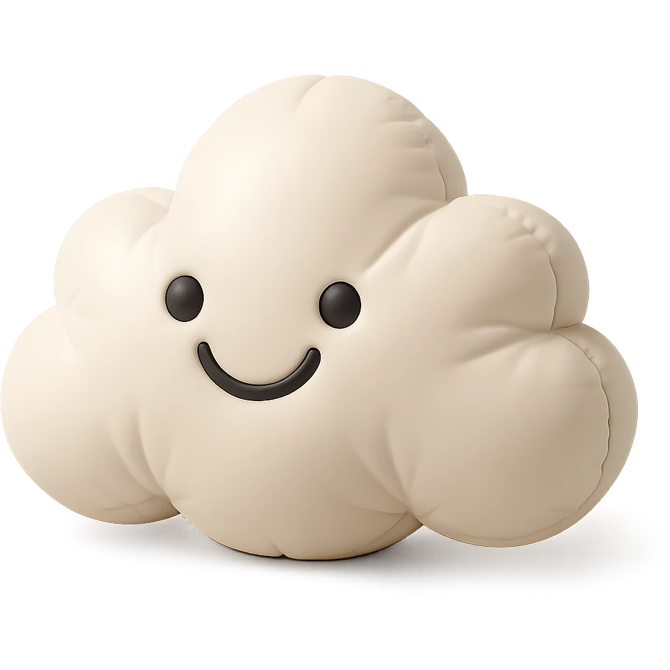 happy cloud emoji