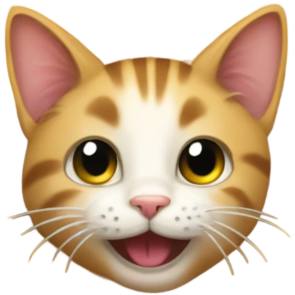 Cat in sand emoji