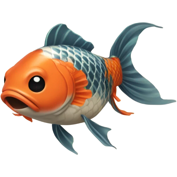 carpe koi ghibli style emoji