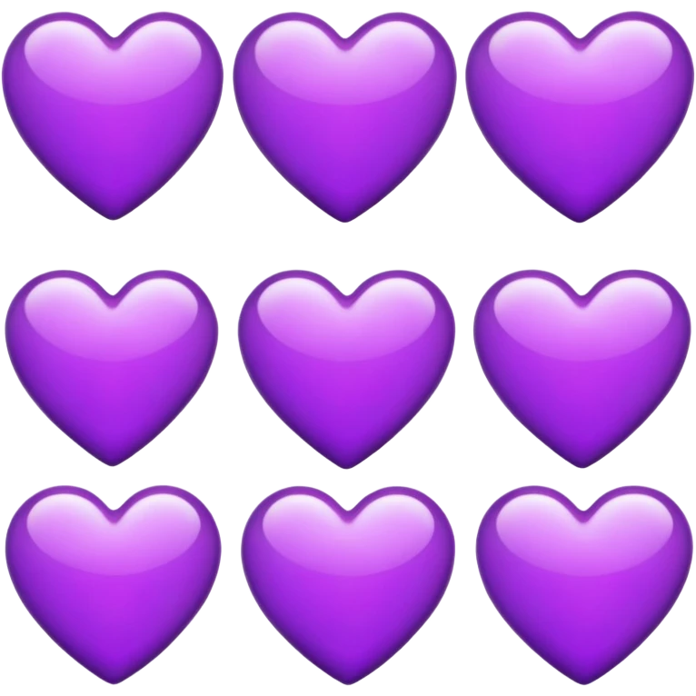 purple hearts  emoji