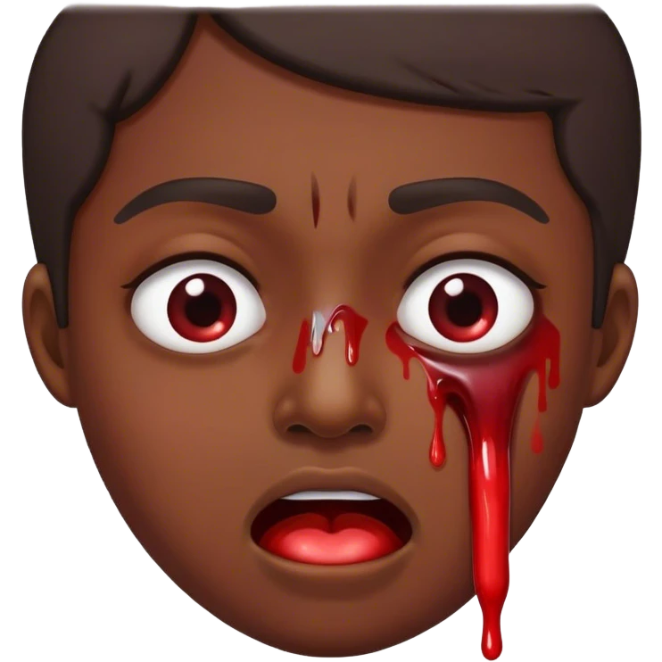 face with mouth and nose nose vomiting Blood emoji