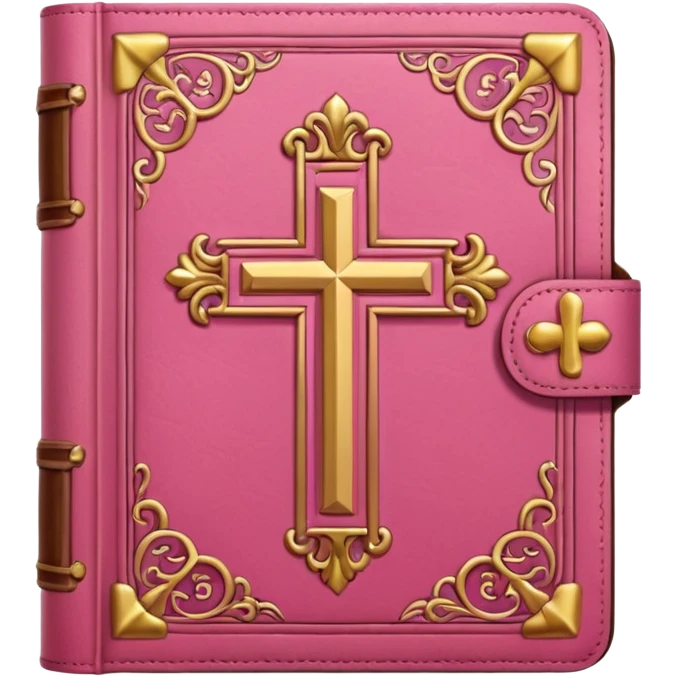 pink bible emoji