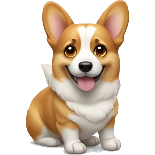Corgi dog emoji