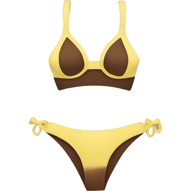 High waist bikini emoji