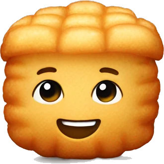 tater tot with a smile emoji