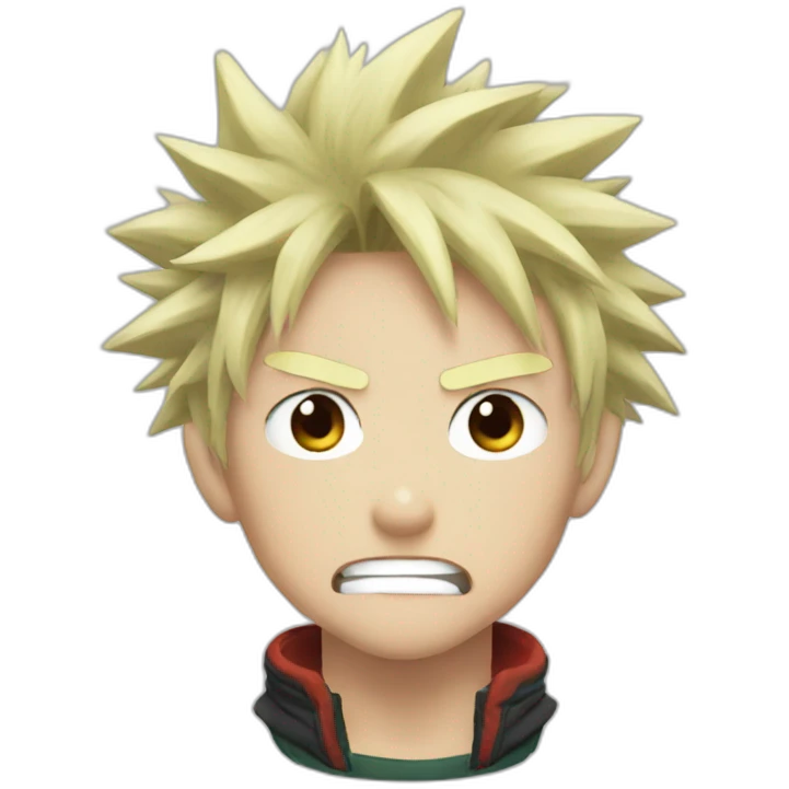 Katsuki Bakugo angry emoji