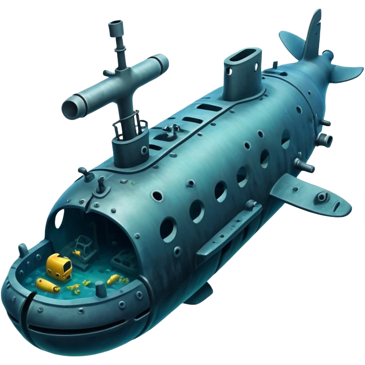 Submarine wreck  emoji