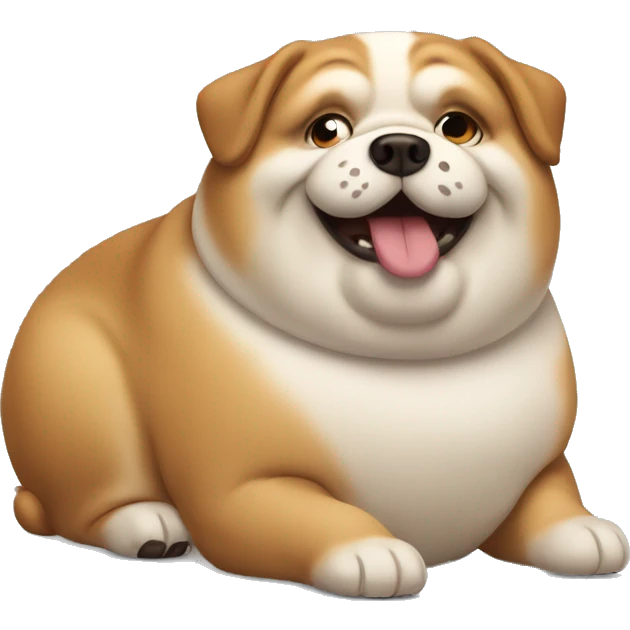 fat dog emoji