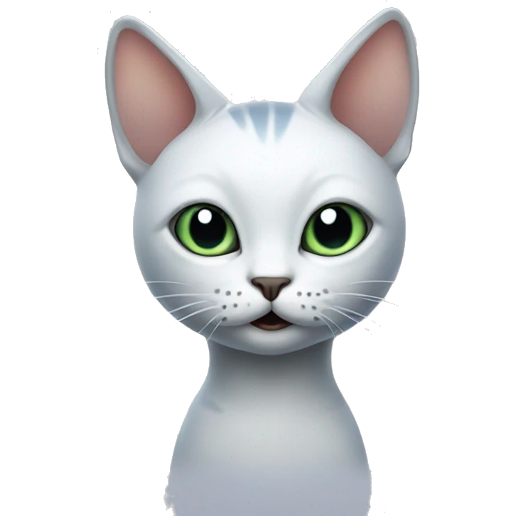 cat as an alien emoji