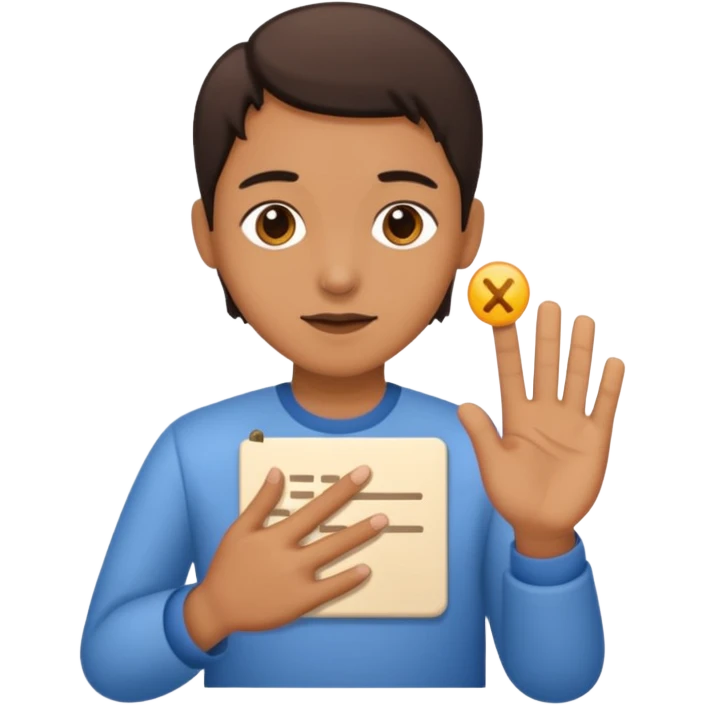 Dactylological language  emoji