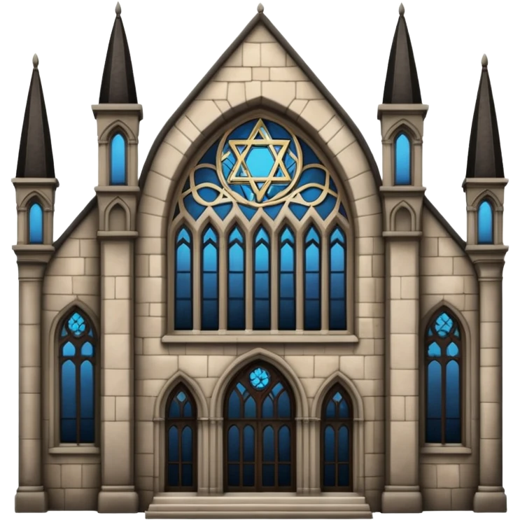 jewish synagogue dark aesthetic gothic architecture emoji