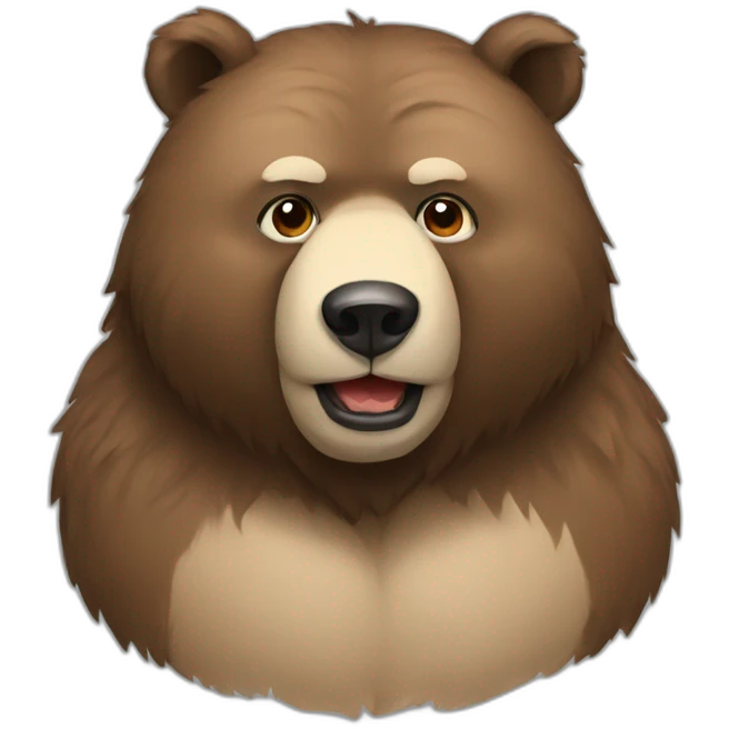Russian bear emoji