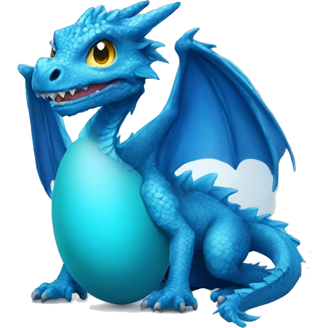 blue egg dragon emoji