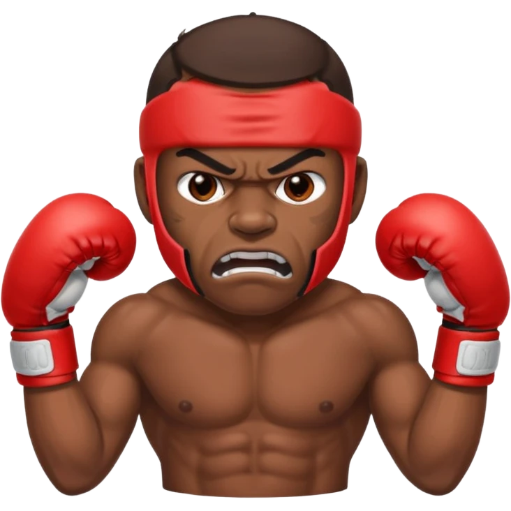 angry boxer emoji