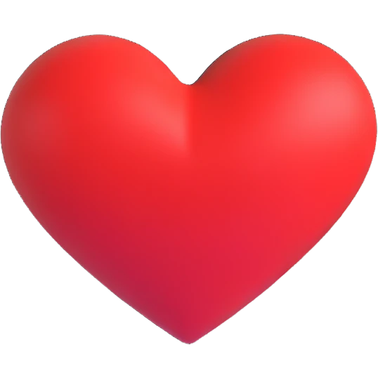 red heart emoji