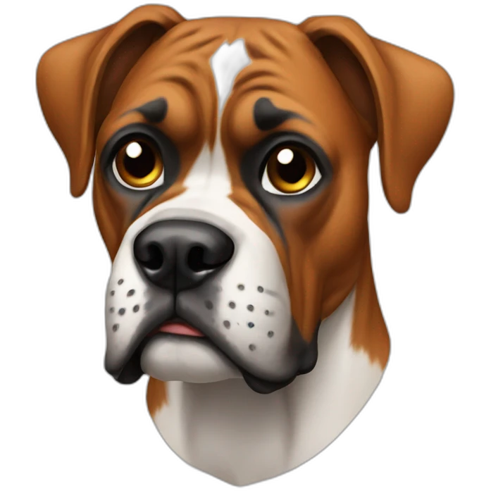 Boxer dog emoji