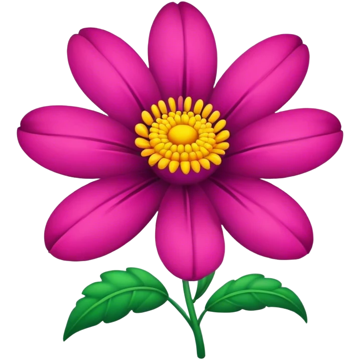 large colorful flower mexican emoji