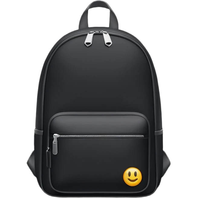 Black backpack emoji