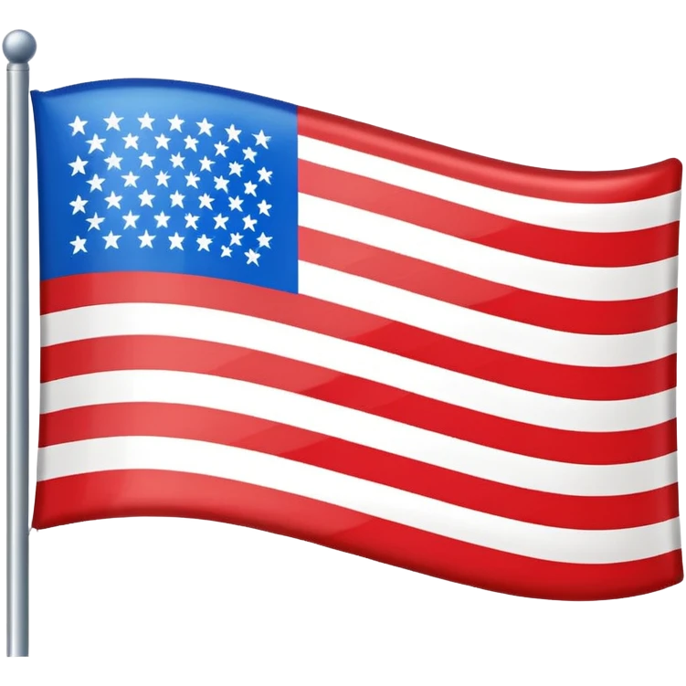 Straight flag  emoji
