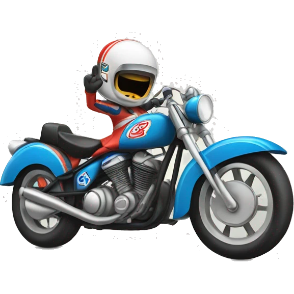 Speedway motorcycle emoji