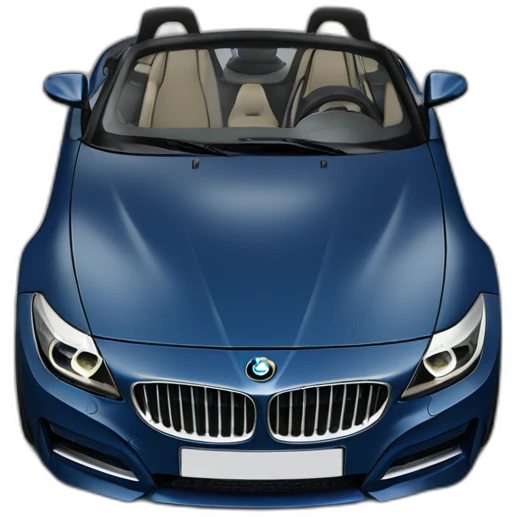 Coche BMW z4 azul oscuro emoji