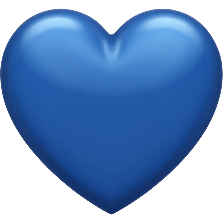 Heart dark blue colour emoji