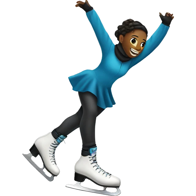 Ice skating  emoji